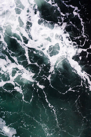 Cate Brown Photo Dark Waters #3  //  Aerial Photography Made to Order Ocean Fine Art