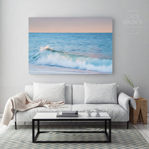 Cate Brown Photo Canvas / 16"x24" / None (Print Only) East Beach #13  //  Abstract Photography Made to Order Ocean Fine Art