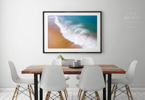 Cate Brown Photo Fine Art Print / 8"x12" / None (Print Only) East Beach #17  //  Abstract Photography Made to Order Ocean Fine Art