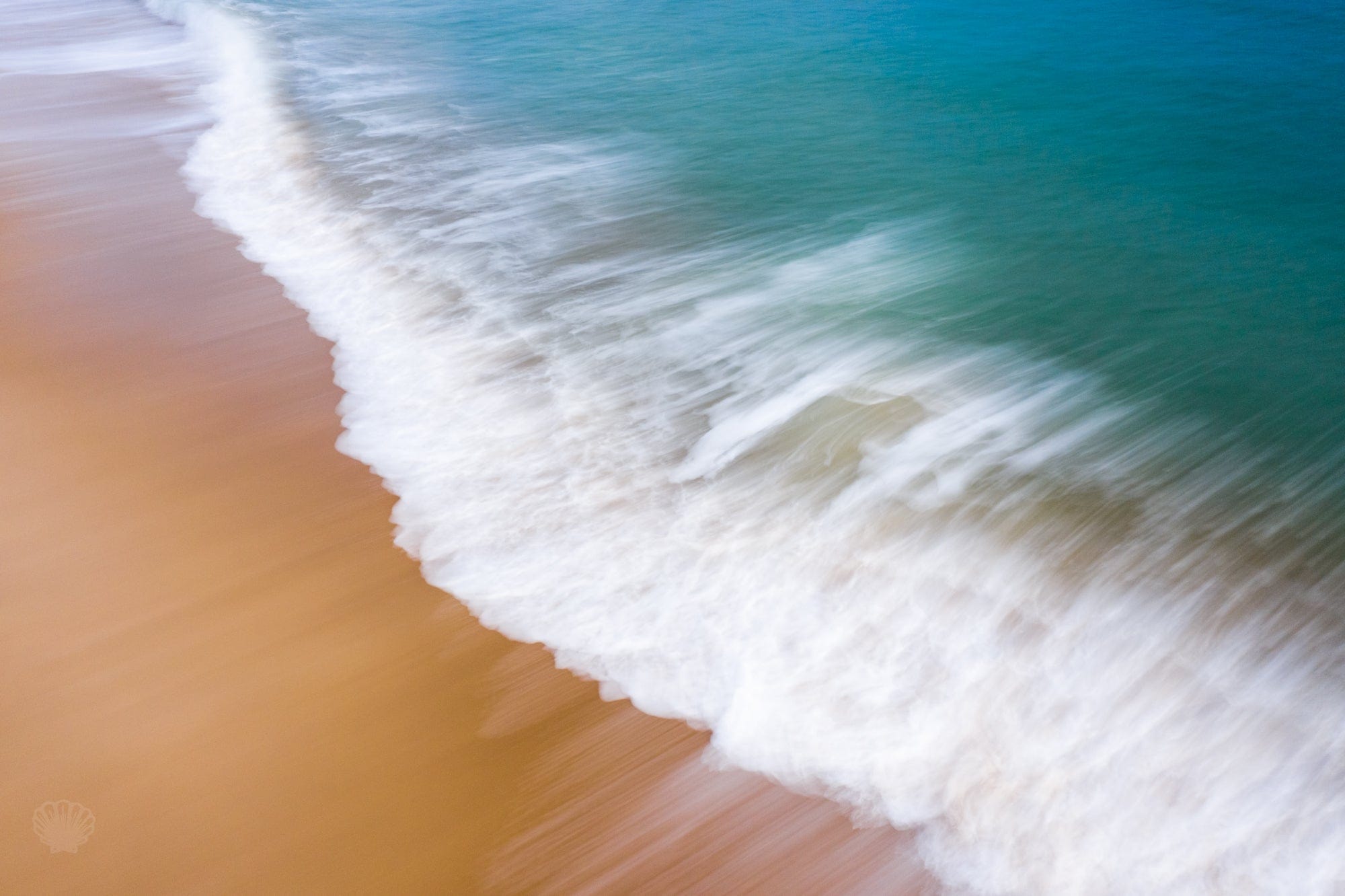 Cate Brown Photo East Beach #17  //  Abstract Photography Made to Order Ocean Fine Art