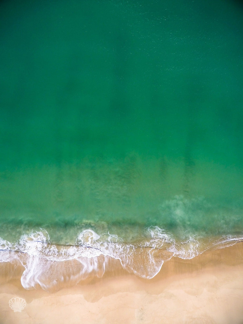 Cate Brown Photo East Beach #3  //  Aerial Photography Made to Order Ocean Fine Art
