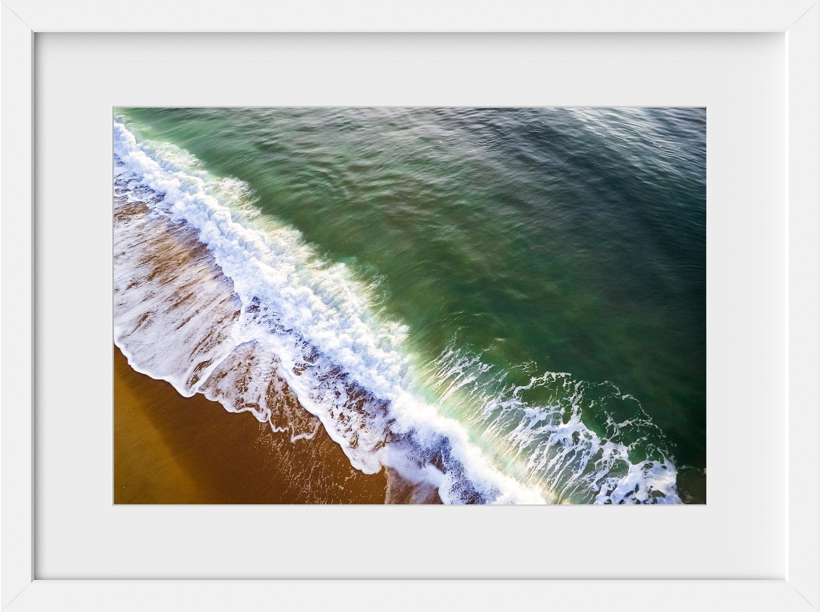 Cate Brown Photo East Beach #12  //  Aerial Photography Made to Order Ocean Fine Art