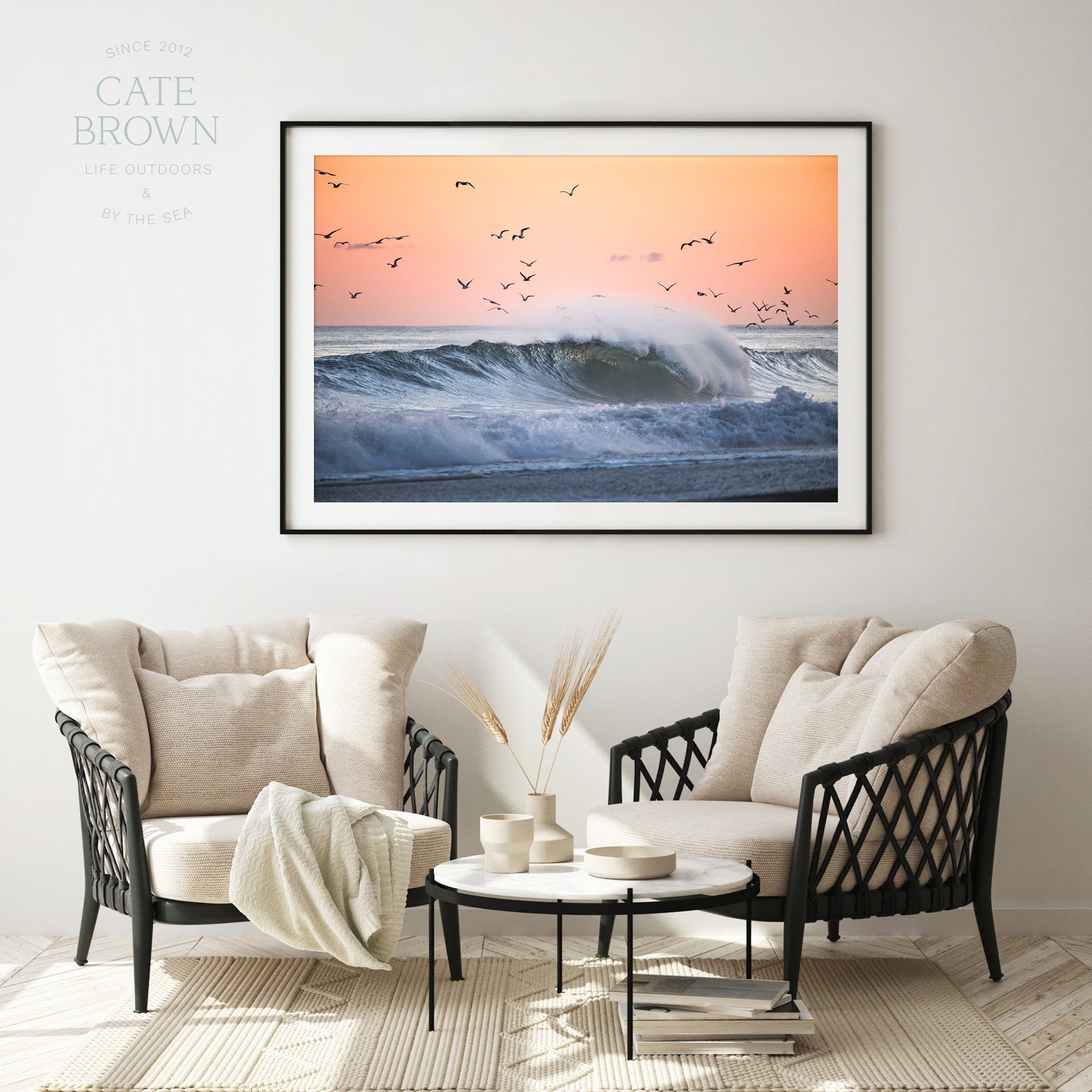 Cate Brown Photo Fine Art Print / 8"x12" / None (Print Only) For the Birds  //  Seascape Photography Made to Order Ocean Fine Art