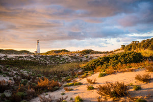 Cate Brown Photo Great Point Light at Sunset #1  //  Landscape Photography Made to Order Ocean Fine Art