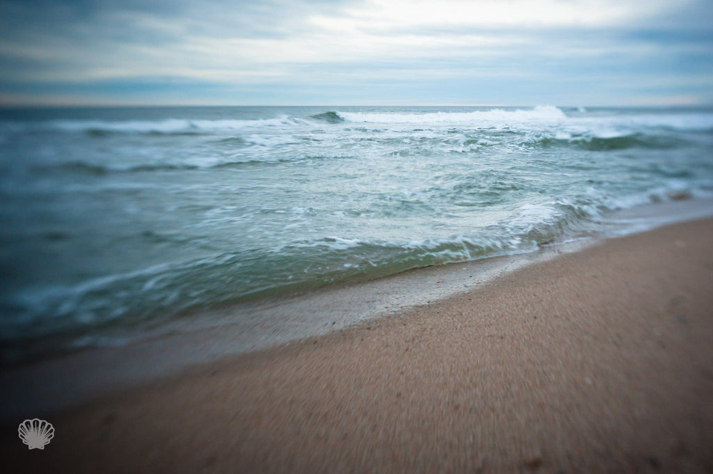 Cate Brown Photo Green Hill in Focus  //  Seascape Photography Made to Order Ocean Fine Art