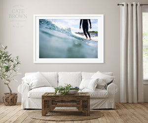 Cate Brown Photo Fine Art Print / 8"x12" / None (Print Only) Gus at Gansett  //  Surf Photography Made to Order Ocean Fine Art