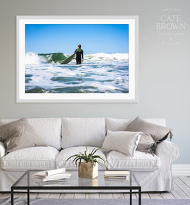 Cate Brown Photo Fine Art Print / 8"x12" / None (Print Only) Gus in Summer  //  Surf Photography Made to Order Ocean Fine Art