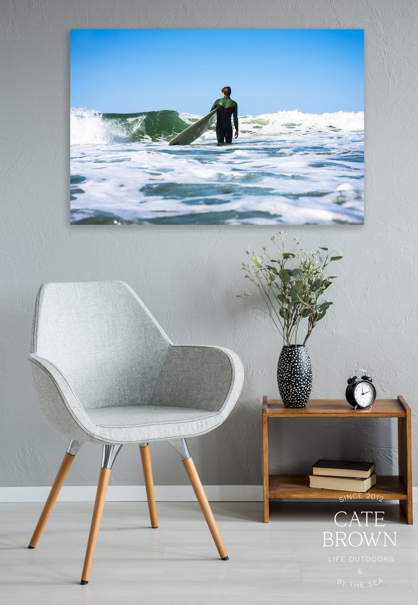 Cate Brown Photo Canvas / 16"x24" / None (Print Only) Gus in Summer  //  Surf Photography Made to Order Ocean Fine Art