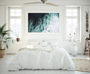 Cate Brown Photo Fine Art Print / 8"x12" / None (Print Only) Irish #2  //  Aerial Photography Made to Order Ocean Fine Art