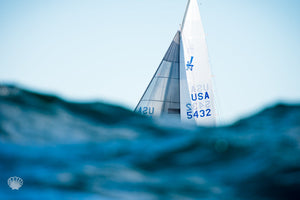Cate Brown Photo J24 Over the Waves  //  Nautical Photography Made to Order Ocean Fine Art