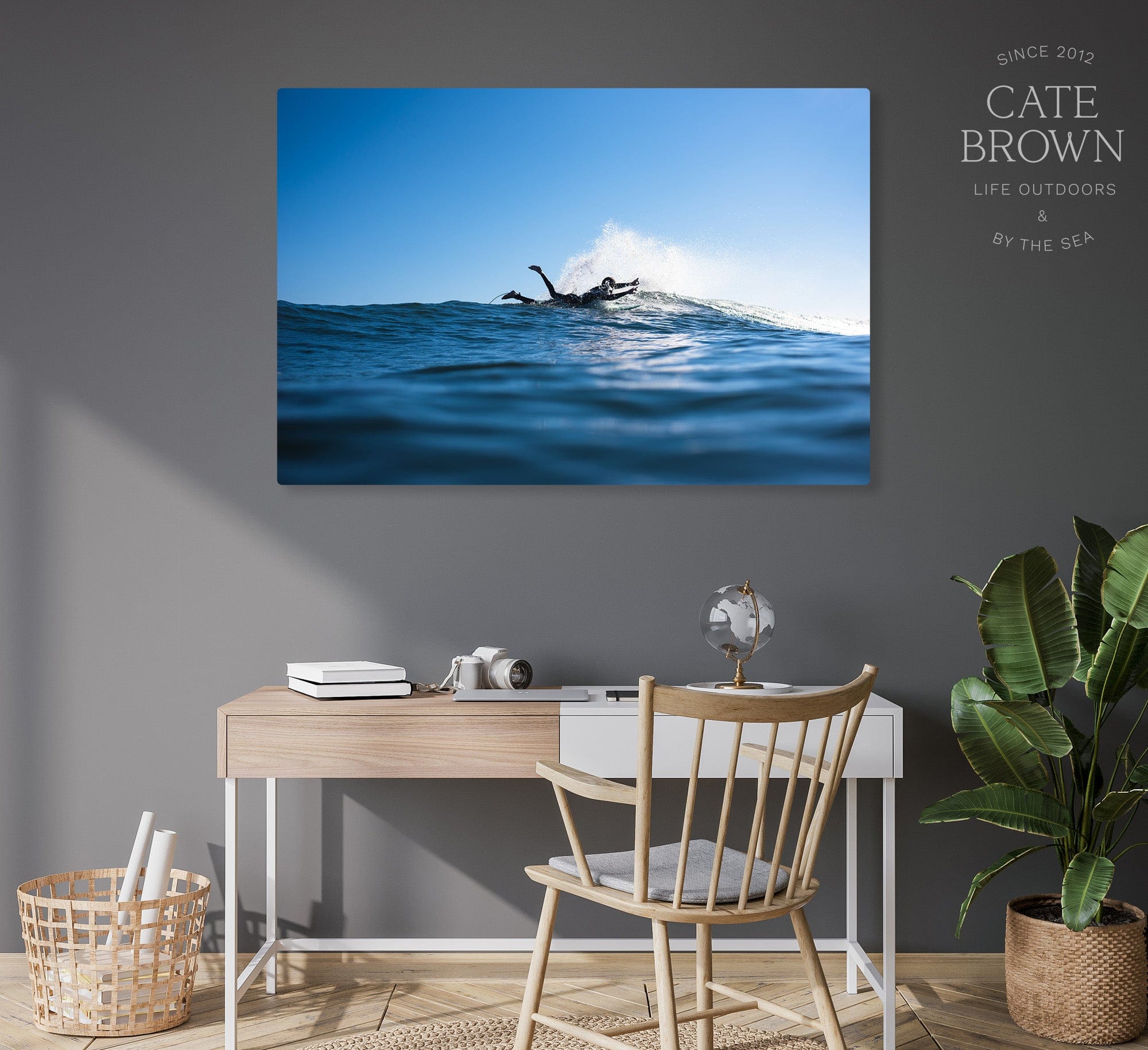 Cate Brown Photo Canvas / 16"x24" / None (Print Only) June in Matunuck  //  Surf Photography Made to Order Ocean Fine Art