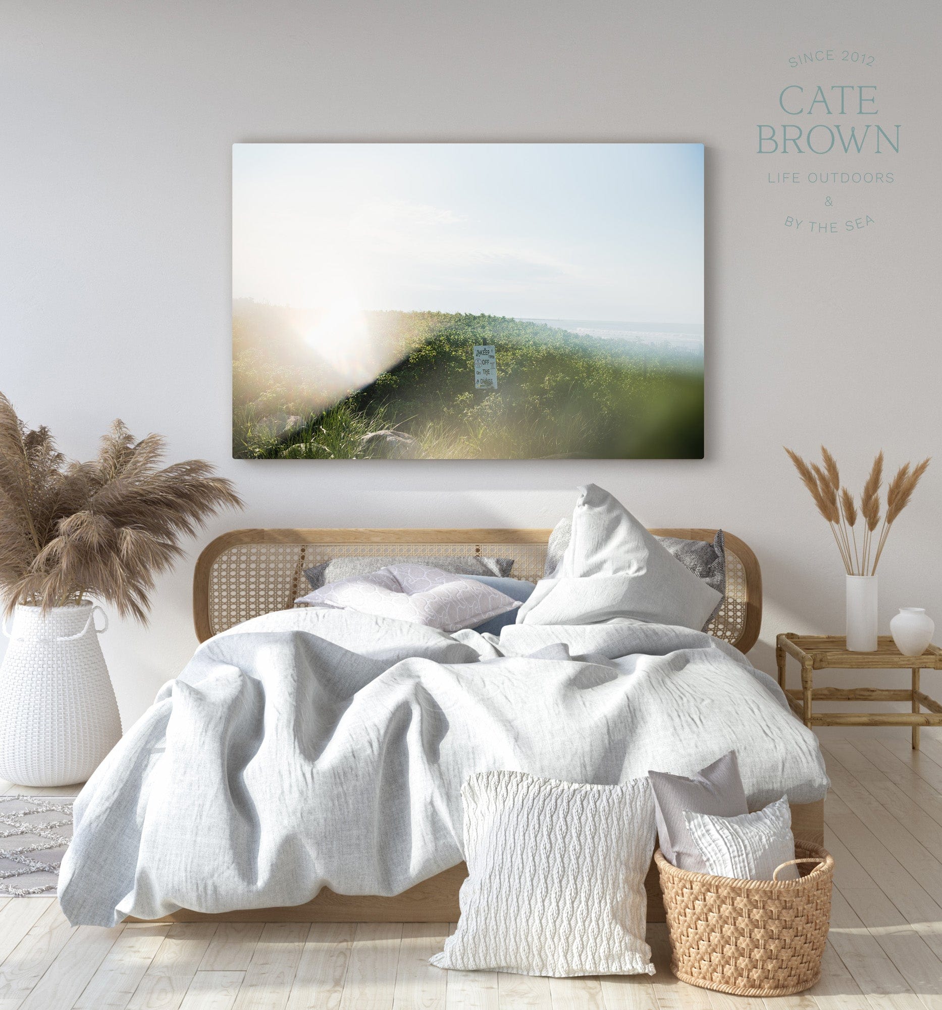 Cate Brown Photo Keep Off the Dunes  //  Landscape Photography Made to Order Ocean Fine Art