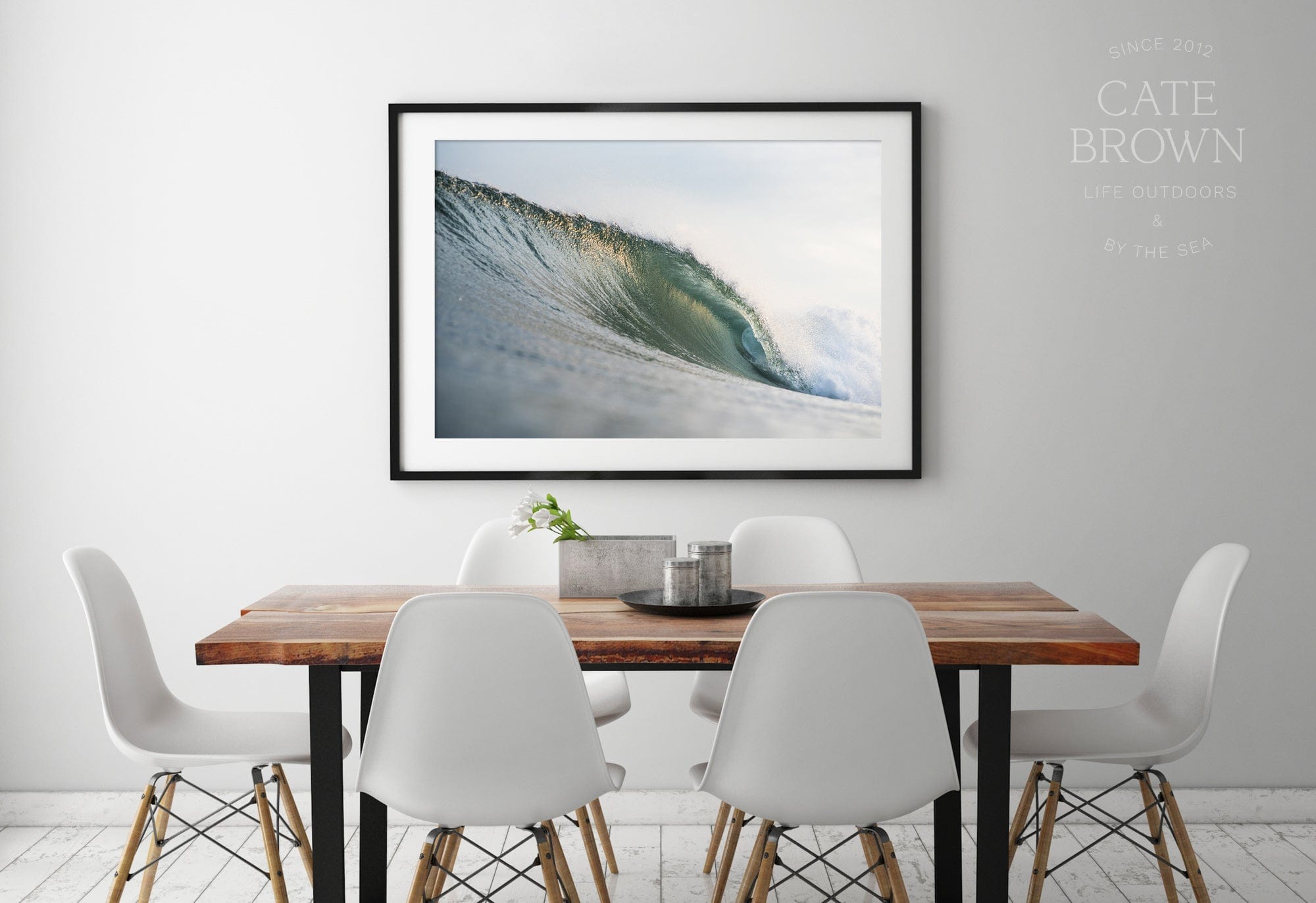 Cate Brown Photo Fine Art Print / 8"x12" / None (Print Only) Listen, alone beside the sea  //  Ocean Photography Made to Order Ocean Fine Art