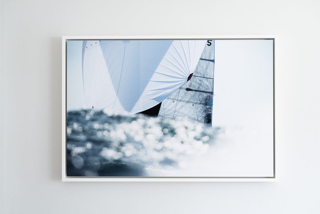 Cate Brown Photo Silver Spinnaker // Metal Print 24x36" // Limited Edition 3 of 50 Silver Spinnaker // Metal Print 24x36" // Limited Edition 3 of 50 Available Inventory Ocean Fine Art