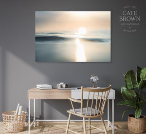 Cate Brown Photo Canvas / 16"x24" / None (Print Only) Melting  //  Ocean Photography Made to Order Ocean Fine Art