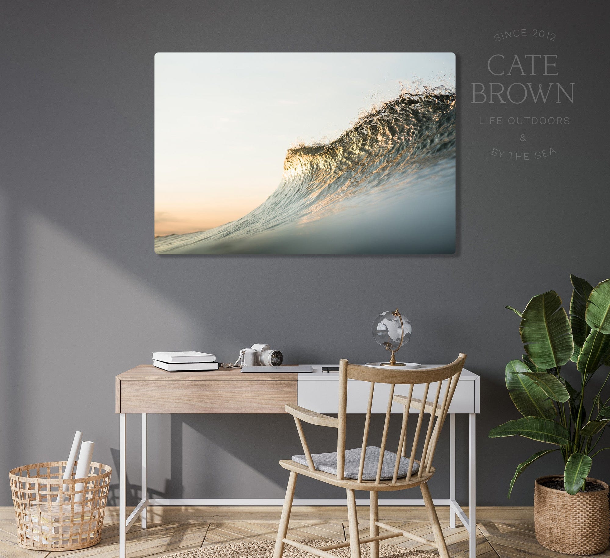 Cate Brown Photo Canvas / 16"x24" / None (Print Only) Mercurial  //  Ocean Photography Made to Order Ocean Fine Art