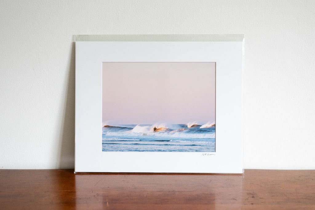 Cate Brown Photo Pastel Horizons // Matted Mini Print 11x14" Pastel Horizons // Matted Mini Print 11x14" Available Inventory Ocean Fine Art