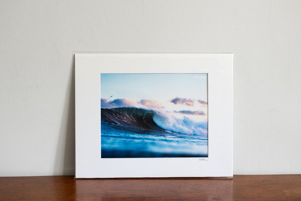Cate Brown Photo Sunset at the Point // Matted Mini Print 11x14" Sunset at the Point // Matted Mini Print 11x14" Available Inventory Ocean Fine Art