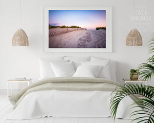 Cate Brown Photo Fine Art Print / 8"x12" / None (Print Only) Moons and Dunes  //  Landscape Photography Made to Order Ocean Fine Art