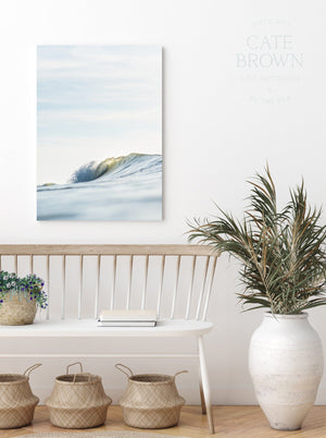 Cate Brown Photo Canvas / 16"x24" / None (Print Only) Morning Bright  //  Ocean Photography Made to Order Ocean Fine Art