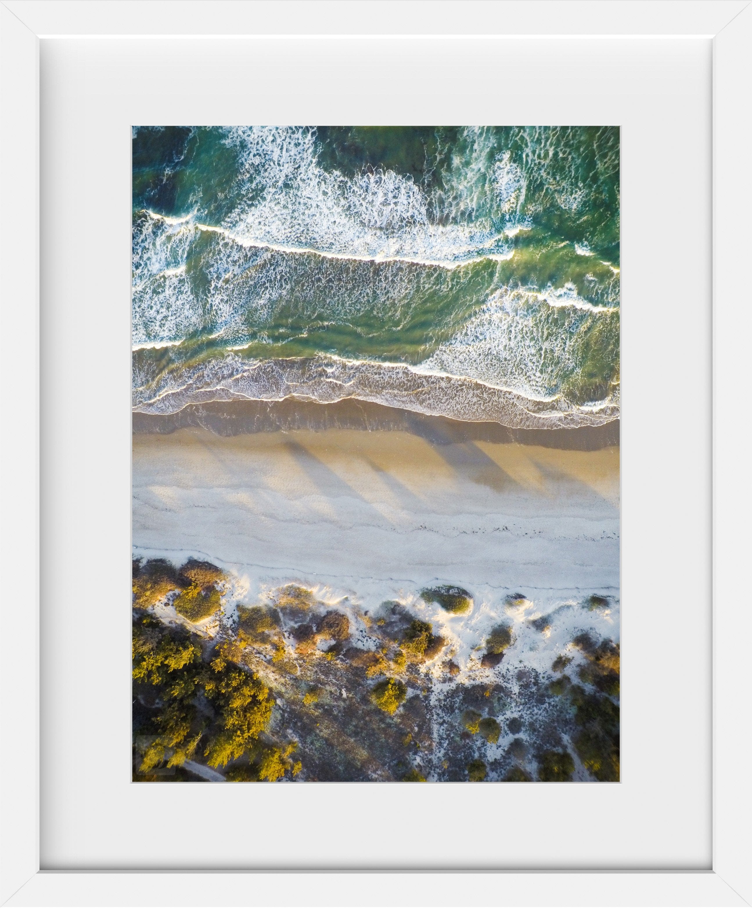 Cate Brown Photo Narragansett #1  //  Aerial Photography Made to Order Ocean Fine Art