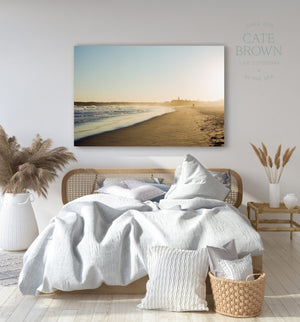 Cate Brown Photo Canvas / 16"x24" / None (Print Only) Narragansett #1  //  Film Photography Made to Order Ocean Fine Art