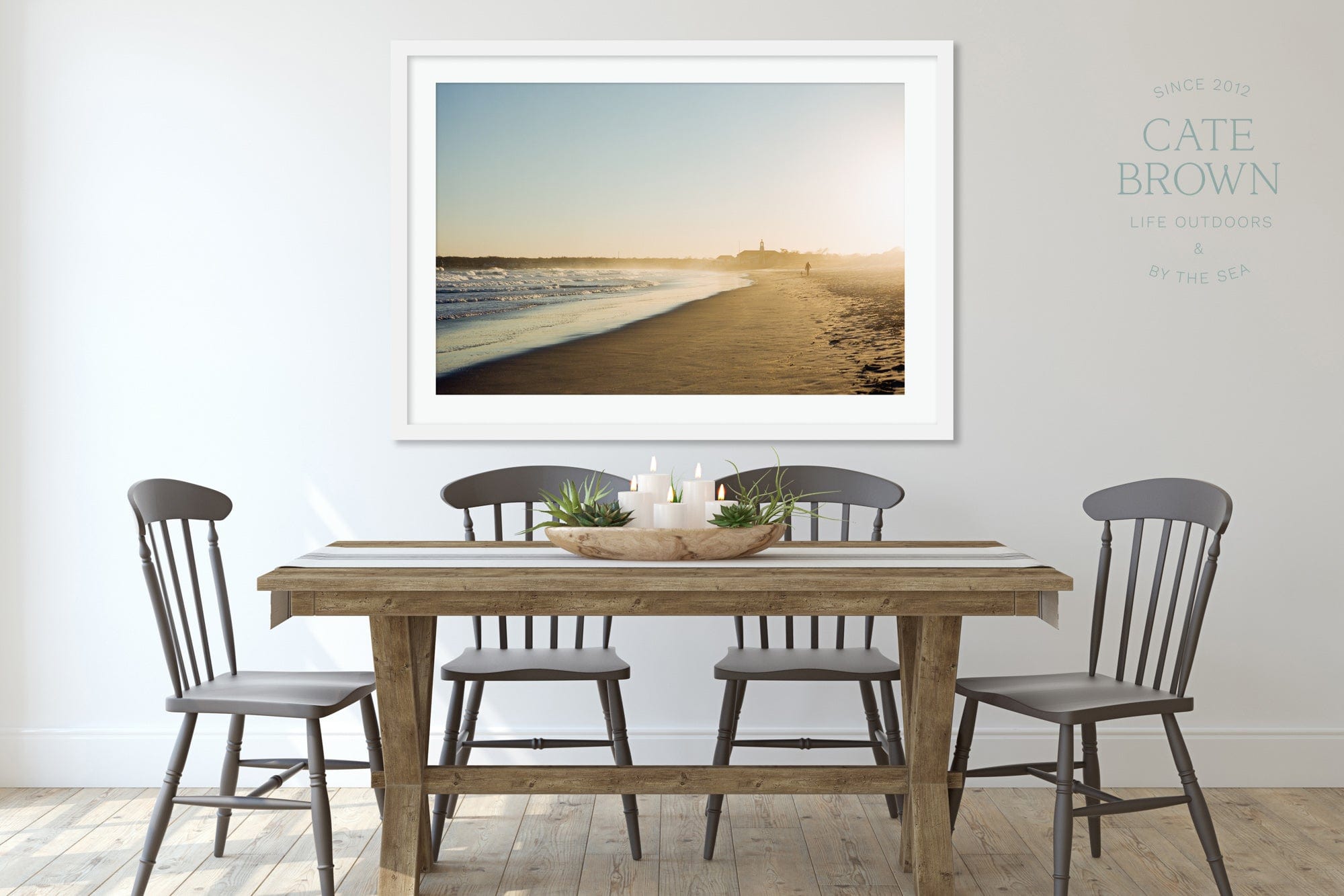 Cate Brown Photo Fine Art Print / 8"x12" / None (Print Only) Narragansett #1  //  Film Photography Made to Order Ocean Fine Art