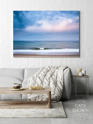 Cate Brown Photo Canvas / 16"x24" / None (Print Only) National Seashore at Sunset  //  Seascape Photography Made to Order Ocean Fine Art