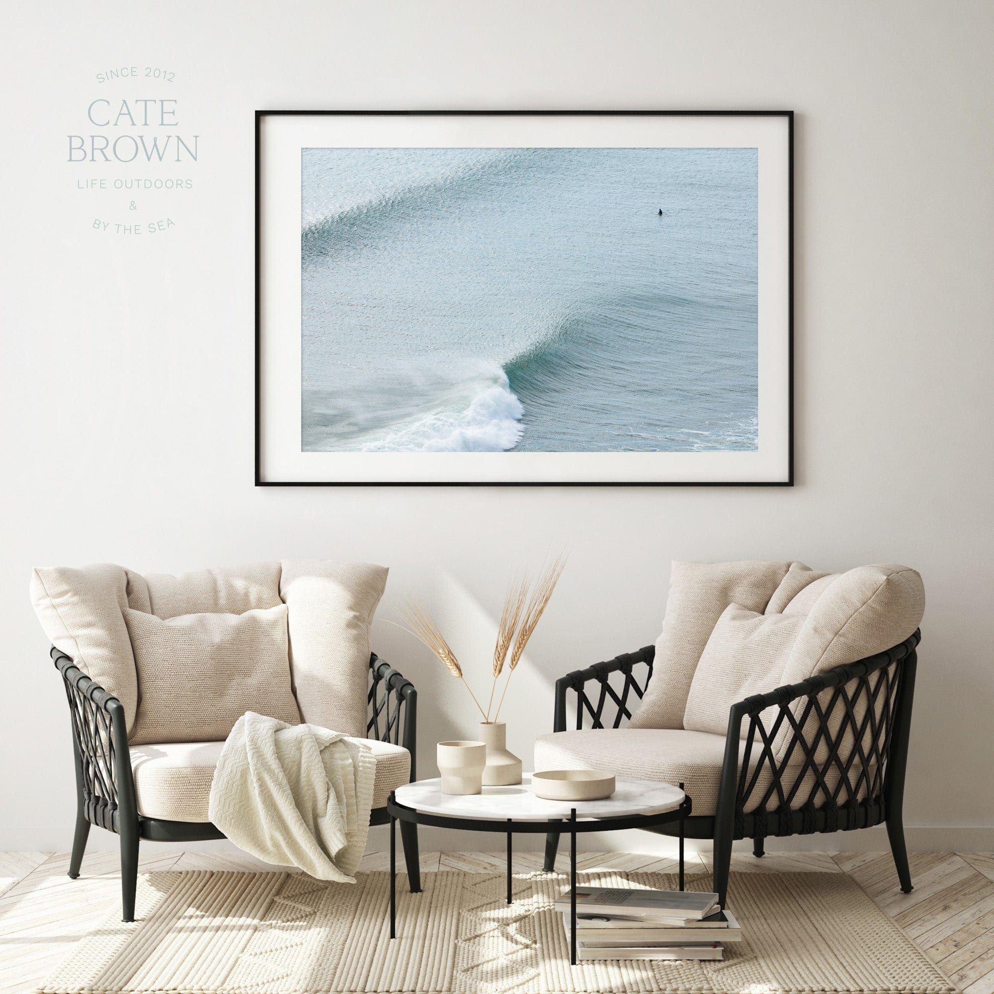 Cate Brown Photo Fine Art Print / 8"x12" / None (Print Only) Next One  //  Aerial Photography Made to Order Ocean Fine Art