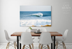 Cate Brown Photo Canvas / 16"x24" / None (Print Only) Nowhere in Sight  //  Seascape Photography Made to Order Ocean Fine Art