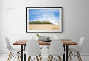 Cate Brown Photo Over the Dunes  //  Seascape Photography Made to Order Ocean Fine Art