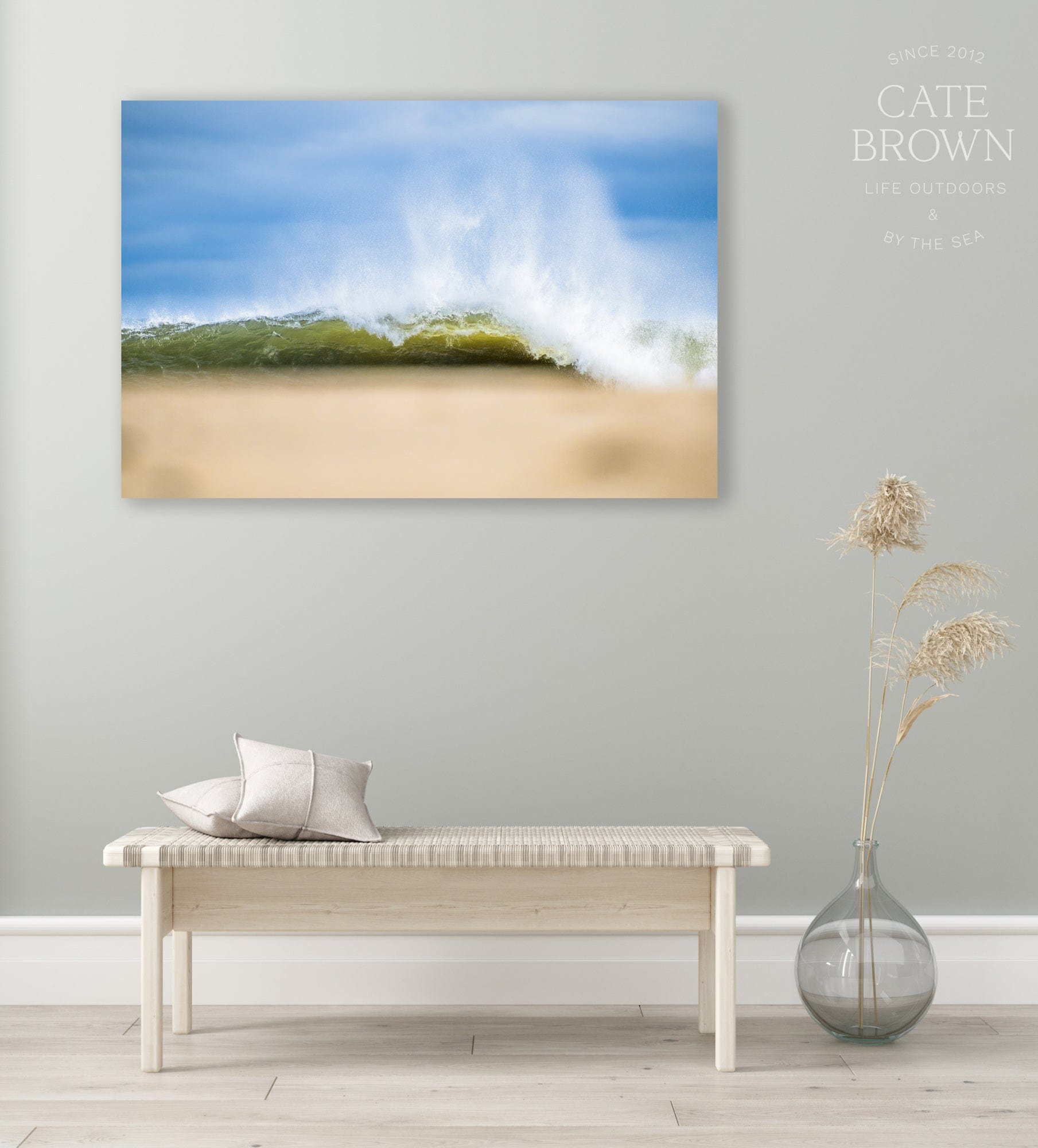 Cate Brown Photo Over the Dunes  //  Seascape Photography Made to Order Ocean Fine Art