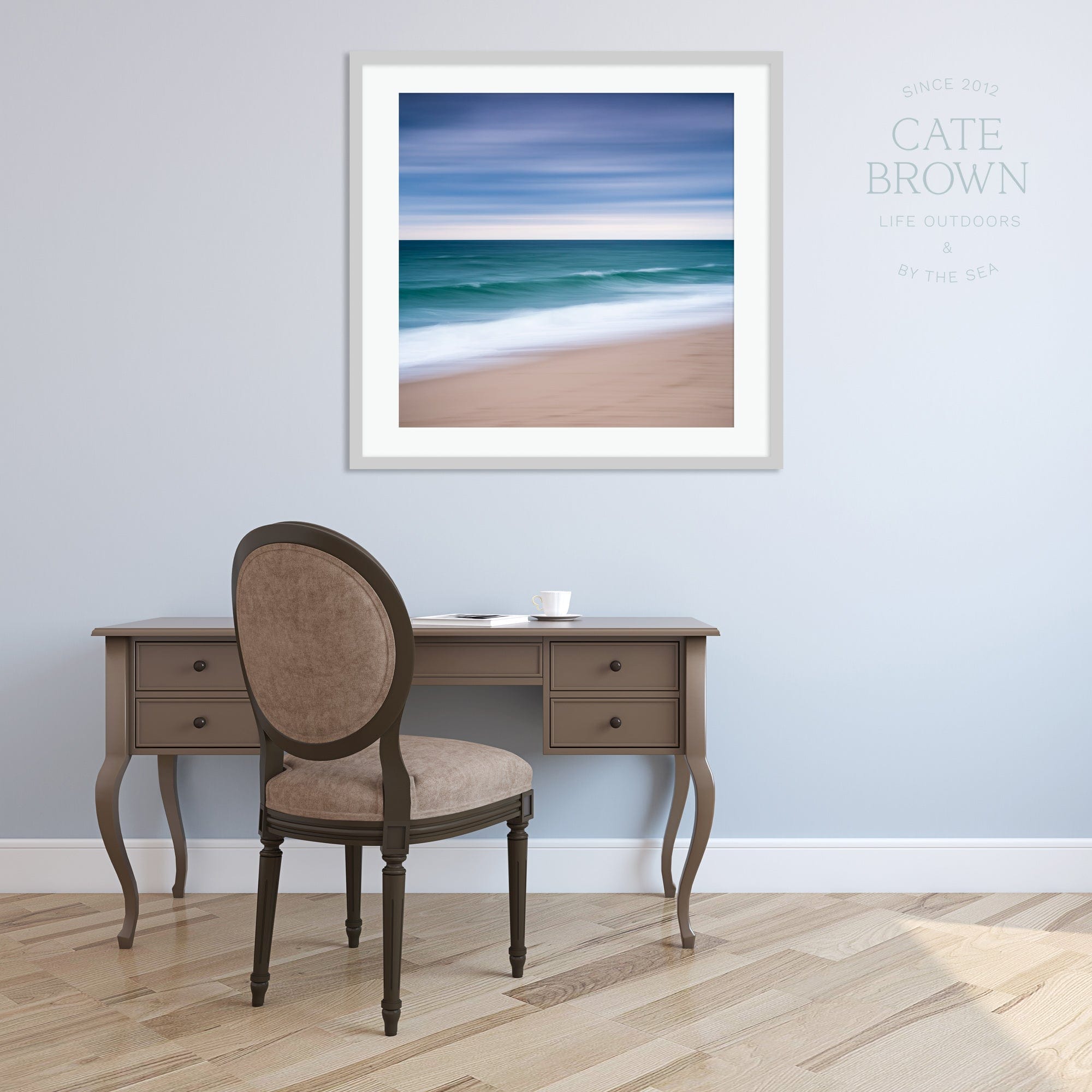 Cate Brown Photo Fine Art Print / 8"x8" / None (Print Only) Quidnet #2  //  Abstract Photography Made to Order Ocean Fine Art