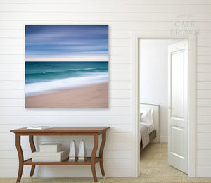 Cate Brown Photo Canvas / 16"x16" / None (Print Only) Quidnet #2  //  Abstract Photography Made to Order Ocean Fine Art