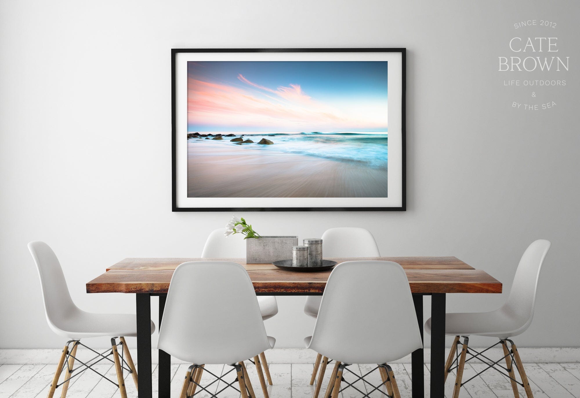 Cate Brown Photo Fine Art Print / 8"x12" / None (Print Only) Quinines Recession  //  Seascape Photography Made to Order Ocean Fine Art