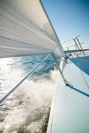Cate Brown Photo Sailing in Newport  //  Nautical Photography Made to Order Ocean Fine Art
