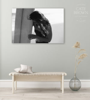 Cate Brown Photo Canvas / 16"x24" / None (Print Only) Salt in my Hair  //  Surf Photography Made to Order Ocean Fine Art