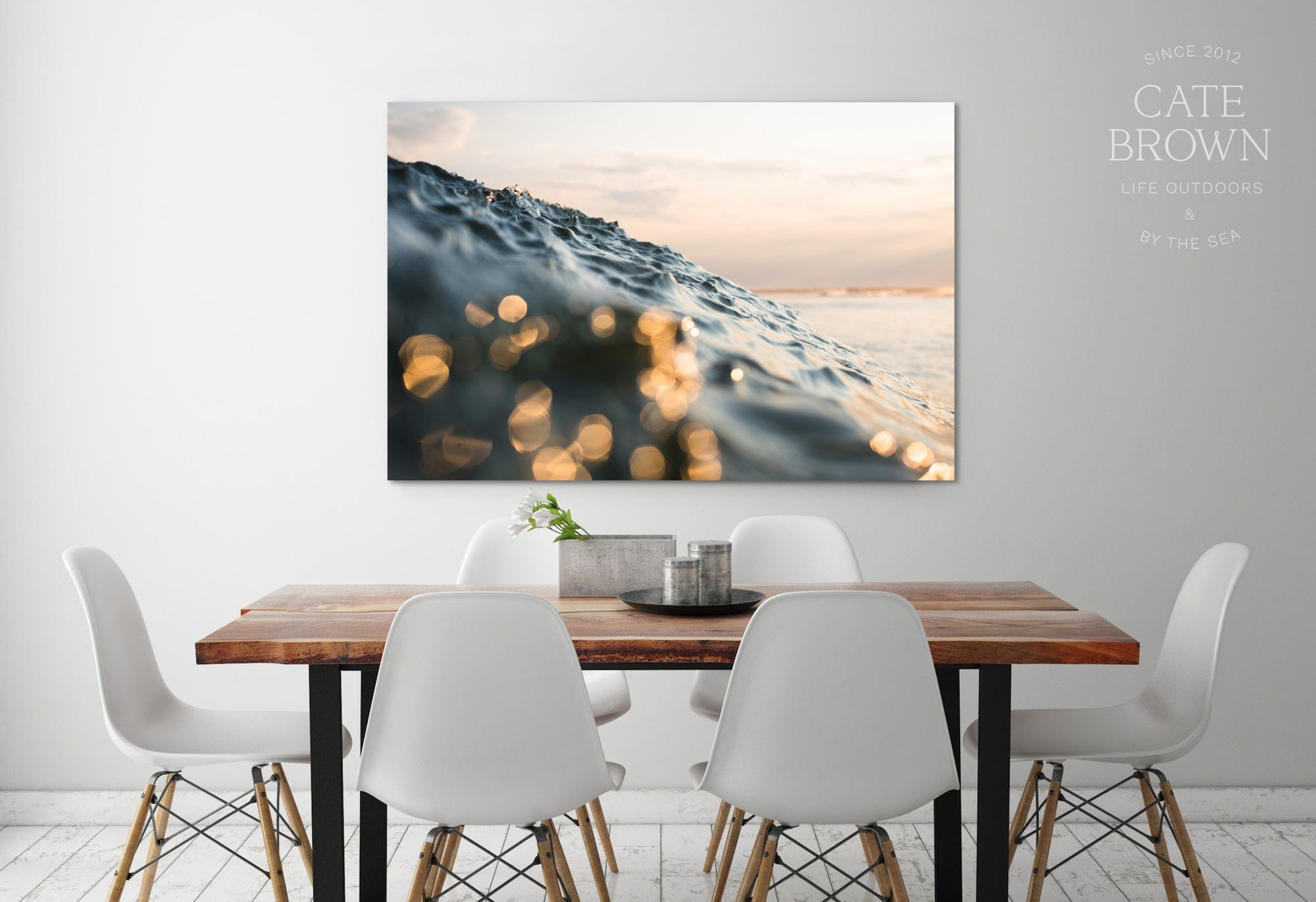 Cate Brown Photo Canvas / 16"x24" / None (Print Only) Sea of Gold  //  Ocean Photography Made to Order Ocean Fine Art