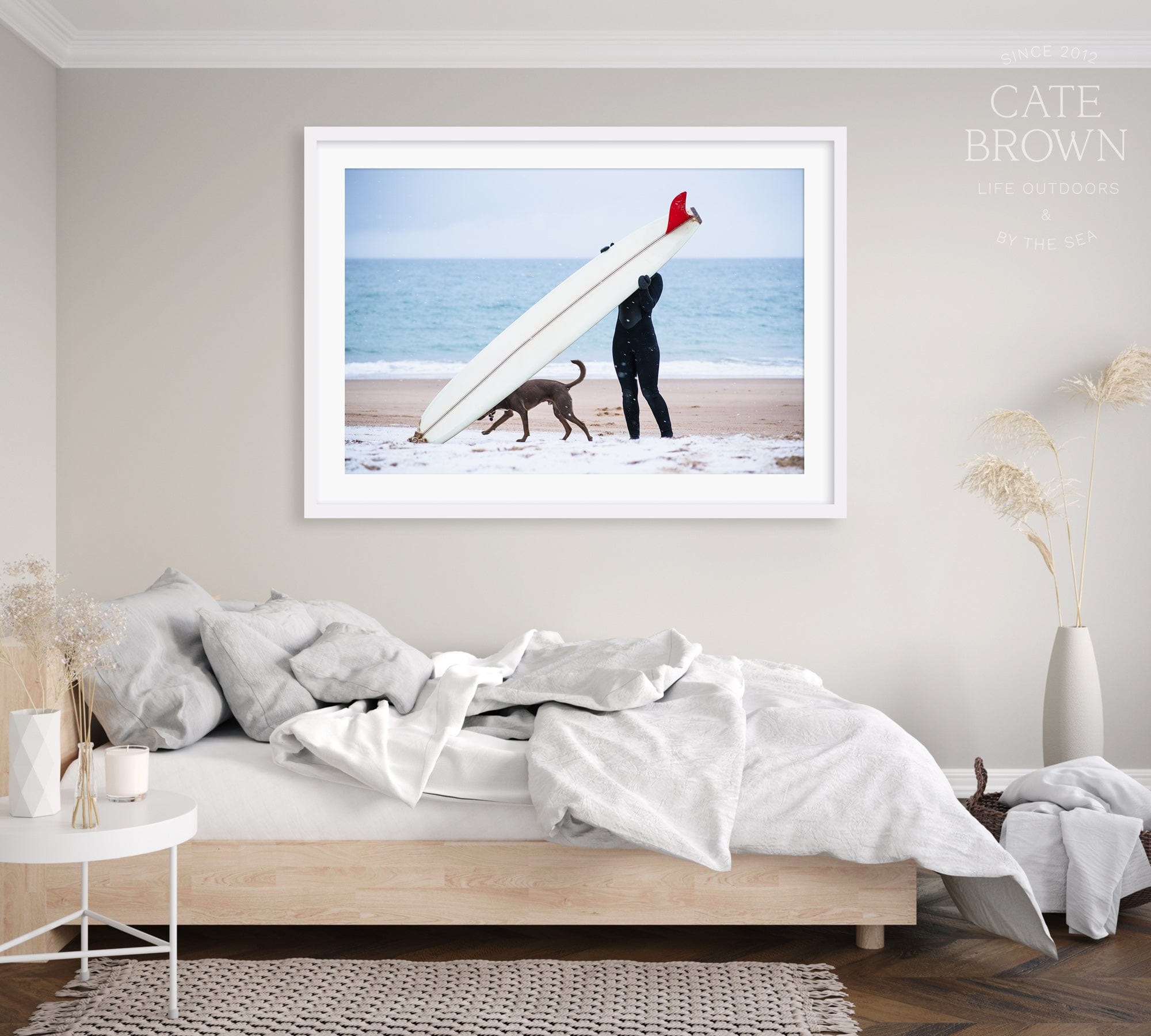 Cate Brown Photo Fine Art Print / 8"x12" / None (Print Only) Snowy Seasons  //  Surf Photography Made to Order Ocean Fine Art