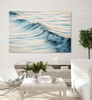 Cate Brown Photo Canvas / 16"x24" / None (Print Only) Soft Water #9  //  Seascape Photography Made to Order Ocean Fine Art