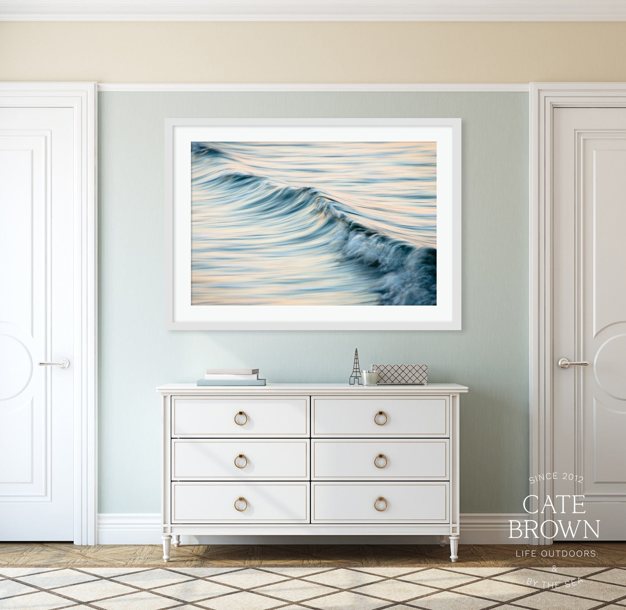 Cate Brown Photo Fine Art Print / 8"x12" / None (Print Only) Soft Water #9  //  Seascape Photography Made to Order Ocean Fine Art