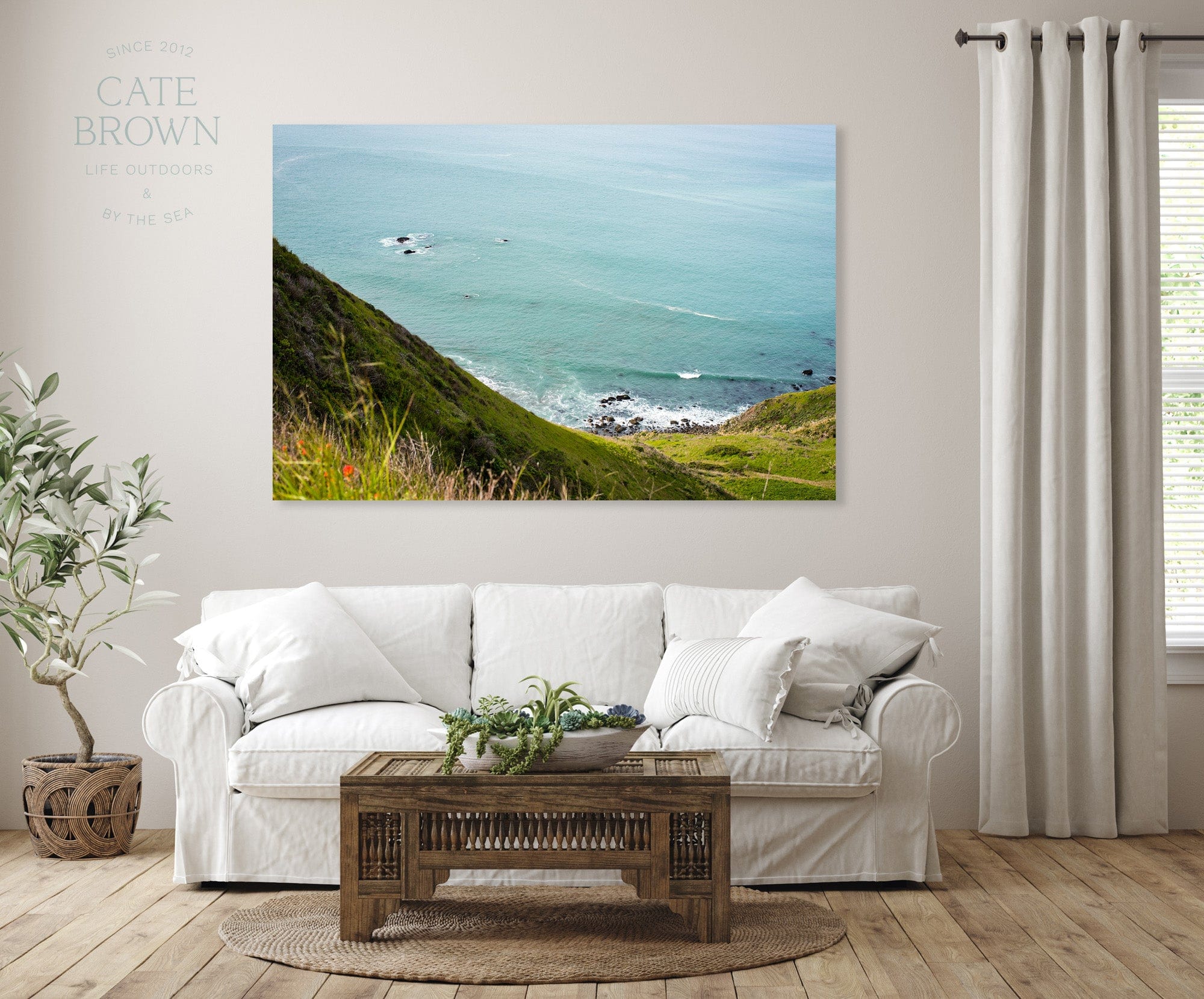 Cate Brown Photo Canvas / 16"x24" / None (Print Only) Sonoma Coast Highway  //  Landscape Photography Made to Order Ocean Fine Art