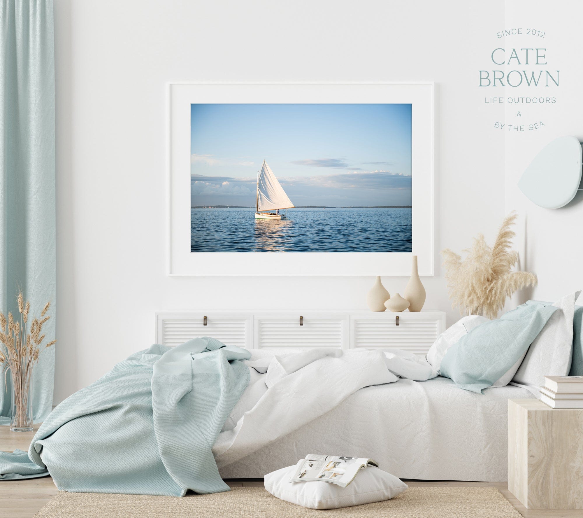 Cate Brown Photo Fine Art Print / 8"x12" / None (Print Only) Summer Sails  //  Nautical Photography Made to Order Ocean Fine Art
