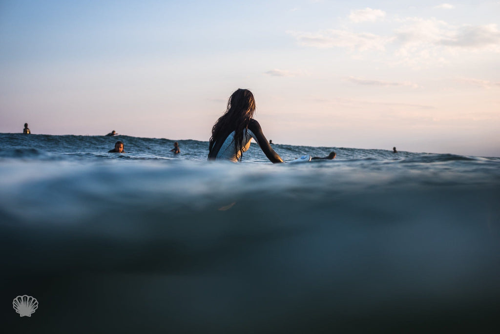 Cate Brown Photo Sunset Lineup for Chris  //  Surf Photography Made to Order Ocean Fine Art