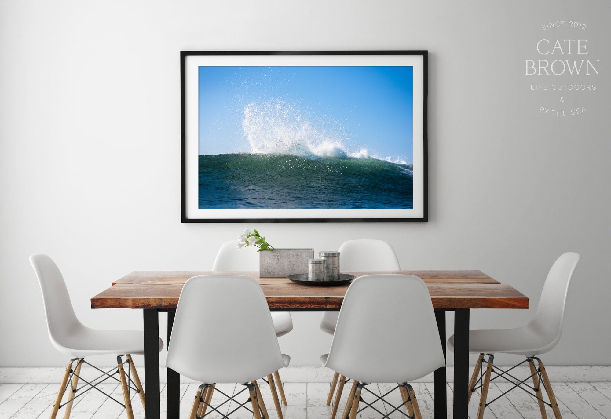 Cate Brown Photo Fine Art Print / 8"x12" / None (Print Only) Surf Spray #1  //  Surf Photography Made to Order Ocean Fine Art