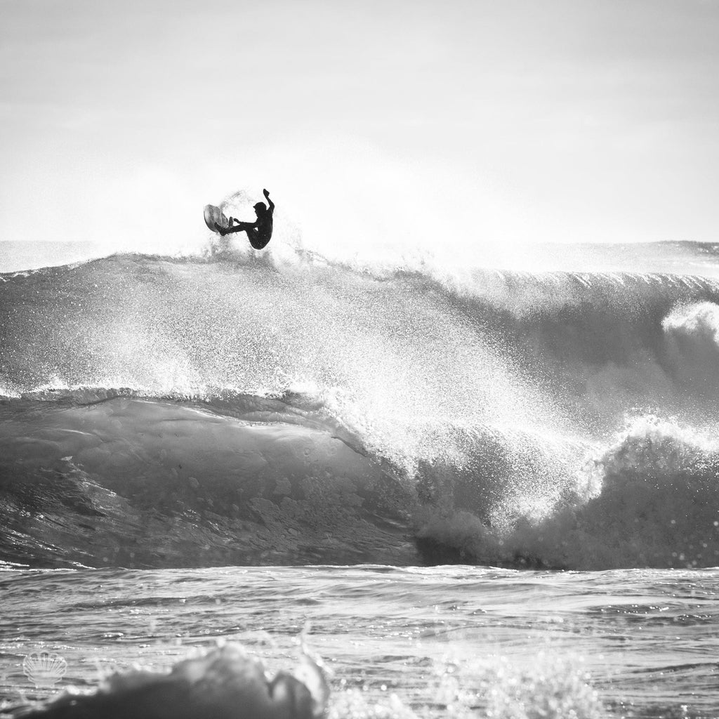 Cate Brown Photo Surfer #4 in Silver  //  Surf Photography Made to Order Ocean Fine Art