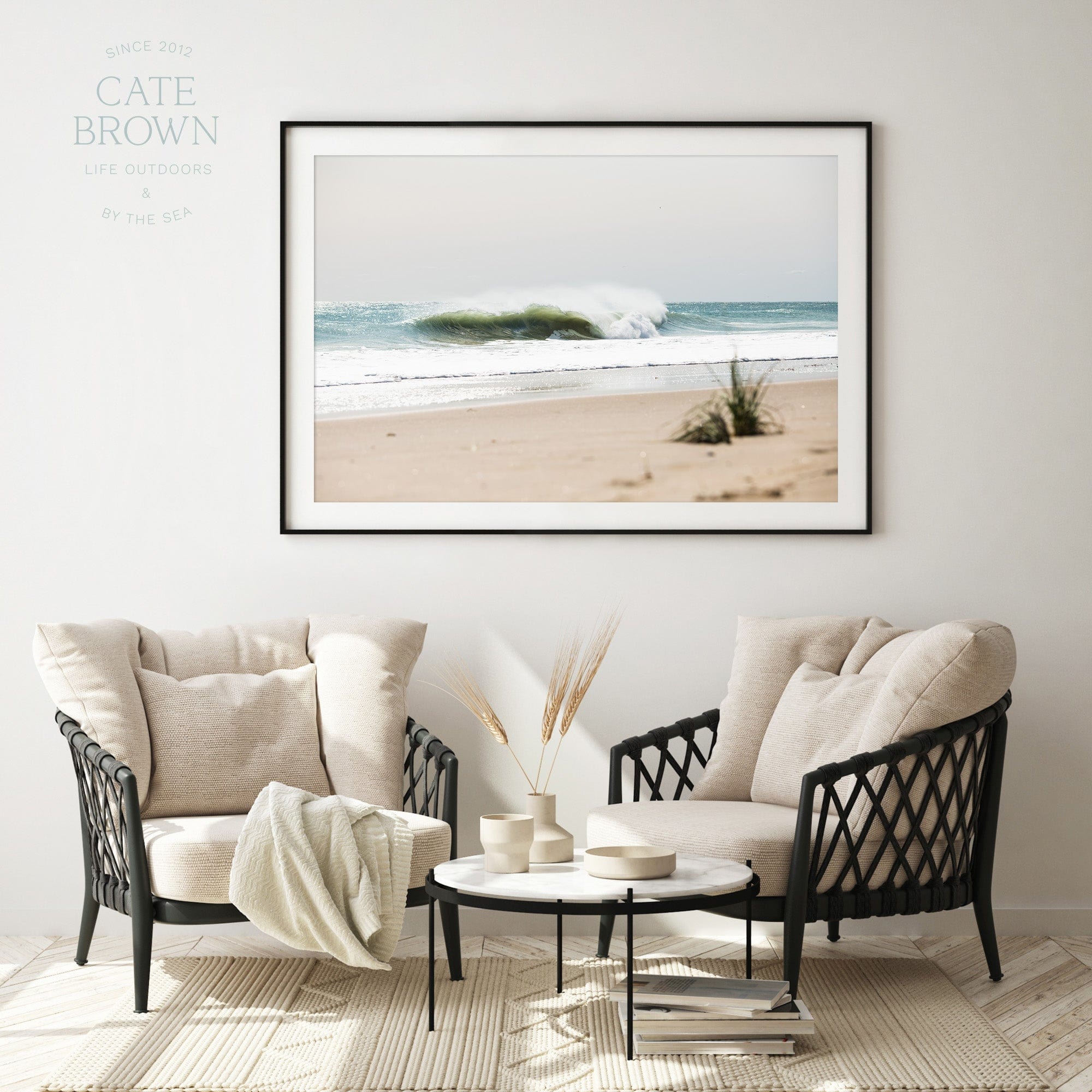 Cate Brown Photo Fine Art Print / 8"x12" / None (Print Only) Teddy Beach Days  //  Seascape Photography Made to Order Ocean Fine Art