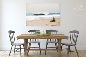 Cate Brown Photo Canvas / 16"x24" / None (Print Only) Teddy Beach Days  //  Seascape Photography Made to Order Ocean Fine Art