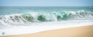 Cate Brown Photo Tinaja Wave Panoramic  //  Seascape Photography Made to Order Ocean Fine Art