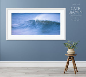 Cate Brown Photo Fine Art Print / 8"x18" / None (Print Only) Twilight in Motion  //  Seascape Photography Made to Order Ocean Fine Art